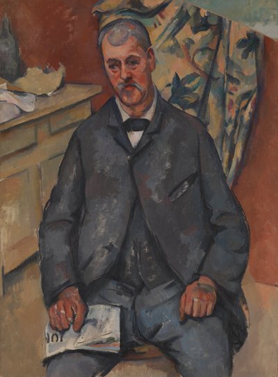 Sitzender Mann von Paul Cézanne